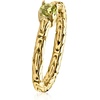 image:imageRossSimons 030 Carat Peridot Byzantine Ring in 18kt Gold Over SterlingPeridot