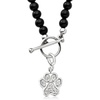 image:imageRossSimons 040 ct tw White Topaz Paw Print Charm in Sterling Silver