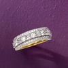 image:imageRossSimons 100 ct tw Baguette and Round Diamond Ring in 14kt Yellow GoldDiamond