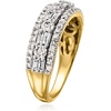 image:imageRossSimons 100 ct tw Baguette and Round Diamond Ring in 14kt Yellow GoldDiamond