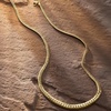 image:imageRossSimons 10kt Yellow Gold Graduated CubanLink NecklaceNo Gemstone