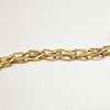 image:imageRossSimons 10kt Yellow Gold Twisted DoubleOval Link Braceletno gemstone