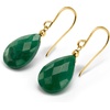 image:imageRossSimons 1100 ct tw Emerald Drop Earrings in 10kt Yellow Gold