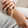image:imageRossSimons 12mm 18kt Gold Over Sterling Bangle Braceletno gemstone