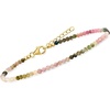 image:imageRossSimons 1300 ct tw Multicolored Tourmaline Bead Anklet in 18kt Gold Over Sterling 9 inches