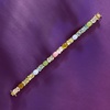 image:imageRossSimons 1370 ct tw Pastel MultiGemstone Bracelet in 18kt Gold Over SterlingAgate
