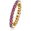 image:imageRossSimons 140 ct tw Amethyst Eternity Band in 18kt Gold Over SterlingAmethyst