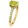 image:imageRossSimons 140 ct tw Peridot Birthstone Ring in 18kt Gold Over SterlingPeridot