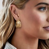 image:imageRossSimons 14kt Yellow GoldPlated Graduated Filigree Hoop Earrings