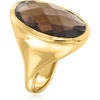 image:imageRossSimons 14kt Yellow GoldPlated Ring With 775 Carat Smoky QuartzQuartz