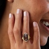 image:imageRossSimons 14kt Yellow GoldPlated Ring With 775 Carat Smoky QuartzQuartz