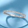 image:imageRossSimons 1600 ct tw PrincessCut CZ Tennis Bracelet in Sterling SilverCubic Zirconia