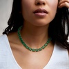 image:imageRossSimons 16500 ct tw Emerald Necklace in 18kt Gold Over SterlingEmerald