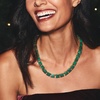 image:imageRossSimons 16500 ct tw Emerald Necklace in 18kt Gold Over SterlingEmerald