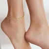 image:imageRossSimons 18kt Gold Over Sterling Ball Station Anklet 9 inches