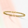 image:imageRossSimons 18kt Gold Over Sterling Byzantine and 5mm Bead Station Braceletno gemstone
