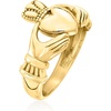 image:imageRossSimons 18kt Gold Over Sterling Claddagh RingNo Gemstone