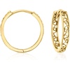 image:imageRossSimons 18kt Gold Over Sterling Hoop Earrings With 3 Pairs Of Interchangeable 150 ct tw MultiGemstone Drops