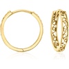 image:imageRossSimons 18kt Gold Over Sterling Hoop Earrings With 3 Pairs Of Interchangeable 150 ct tw MultiGemstone Drops