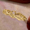 image:imageRossSimons 18kt Gold Over Sterling MultiOval Link Braceletyellow