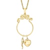 image:imageRossSimons 18kt Gold Over Sterling Scrolled Charm Holder Pendant