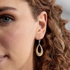 image:imageRossSimons 18kt Gold Over Sterling Twisted Teardrop Earrings