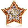 image:imageRossSimons 210 ct tw MultiGemstone Star PinPendant Necklace in 18kt Gold Over Sterling 18 inches