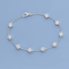 image:imageRossSimons 220 ct tw BezelSet CZ Station Bracelet in Sterling SilverCubic Zirconia