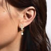 image:imageRossSimons 256mm Cultured Pearl and 15 ct tw LabGrown Diamond Drop Earrings in 18kt Gold Over Sterling