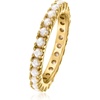 image:imageRossSimons 25mm Cultured Pearl Eternity Band in 18kt Gold Over Sterling01 Inches