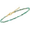 image:imageRossSimons 335mm Turquoise Bead Anklet in 18kt Gold Over Sterling 9 inches