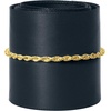 image:imageRossSimons 3mm 18kt Gold Over Sterling RopeChain Braceletno gemstone