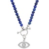 image:imageRossSimons 4mm Lapis Bead CharmCompatible Toggle Necklace in Sterling SilverLapis Lazuli