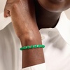 image:imageRossSimons 68mm Jade Bead and 25 ct tw Diamond Stretch Bracelet With Sterling SilverJade