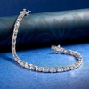 image:imageRossSimons 750 ct tw Baguette CZ Tennis Bracelet in Sterling SilverCubic Zirconia