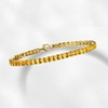 image:imageRossSimons 750 ct tw Square Citrine Tennis Bracelet in 18kt Gold Over Sterlingcitrine