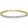 image:imageRossSimons 950 ct tw Sky Blue Topaz Tennis Bracelet in 18kt Gold Over SterlingTopaz