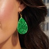 image:imageRossSimons Carved Jade Teardrop Earrings in 18kt Gold Over Sterling