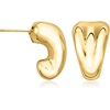 image:imageRossSimons Italian 14kt Yellow Gold JHoop Earrings