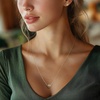 image:imageRossSimons Italian 14kt Yellow Gold Love Knot Jewelry Set Necklace and Stud Earrings 18 inches