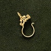image:imageRossSimons Italian 14kt Yellow Gold Scrolled Charm Holder Pendant