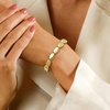 image:imageRossSimons Italian 18kt Gold Over Sterling Nugget Bracelet 7 inches