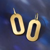 image:imageRossSimons Italian 18kt Gold Over Sterling Oval Drop Earrings