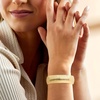 image:imageRossSimons Italian 18kt Gold Over Sterling Textured Cuff Braceletno gemstone