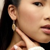 image:imageRossSimons Italian 18kt Gold Over Sterling Twisted Drop Earrings
