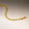 image:imageRossSimons Italian 18kt Yellow Gold BismarkLink Braceletno gemstone