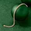 image:imageRossSimons Italian 18kt Yellow Gold FlatLink Chain Braceletno gemstone