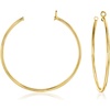 image:imageRossSimons Italian 50 ct tw CZ Jewelry Set Stud Earrings and Hoop Earring Jackets in 18kt Gold Over Sterling