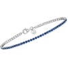 image:imageRossSimons Italian 600 ct tw Simulated Emerald Ruby and Sapphire Jewelry Set 3 Tennis Bracelets in Sterling SilverEmerald