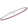 image:imageRossSimons Italian 600 ct tw Simulated Emerald Ruby and Sapphire Jewelry Set 3 Tennis Bracelets in Sterling SilverEmerald